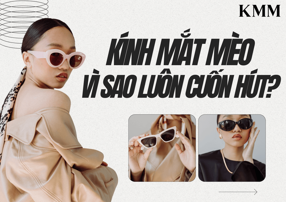 thiết kế kính mắt mèo
