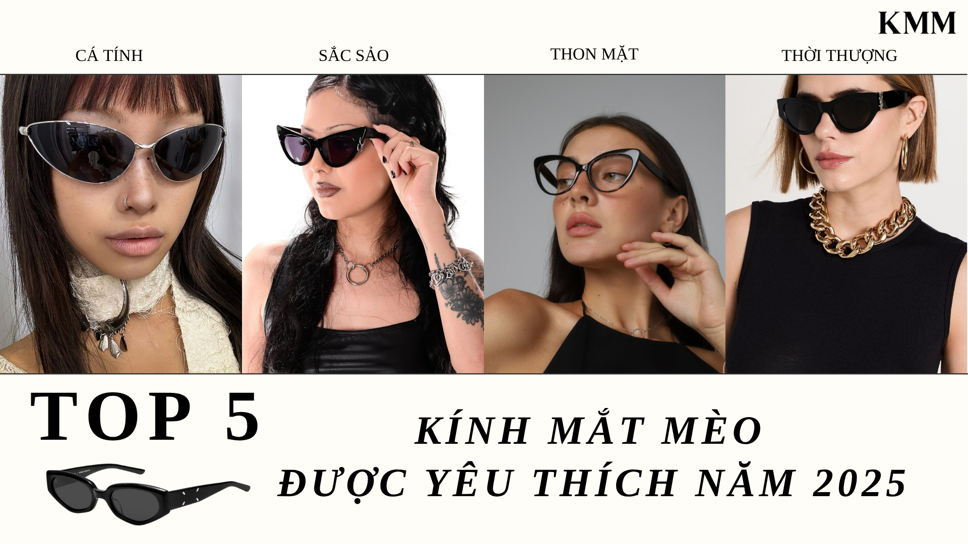 gọng kính mắt mèo