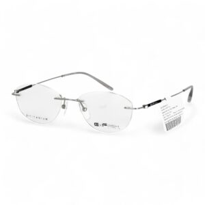  Gọng Kính Khoan Mắt Mèo Exfash EF33214T Không Viền Titanium - Chính Hãng