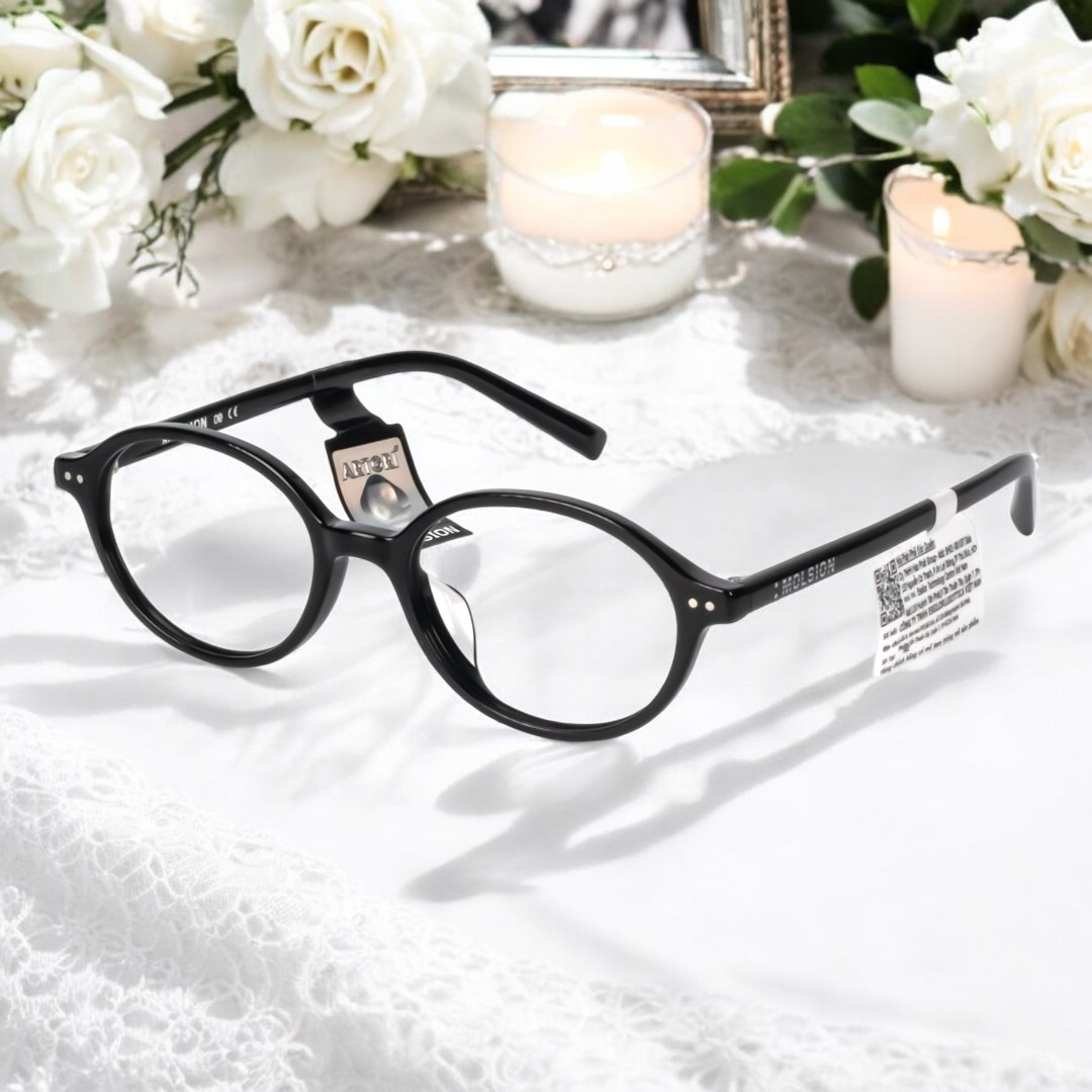 Gọng Kính Mắt Mèo Molsion MJ3107 Chính Hãng