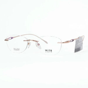Mito MT1885 Kính Không Gọng Mắt Mèo Titanium – Tem Chính Hãng 101