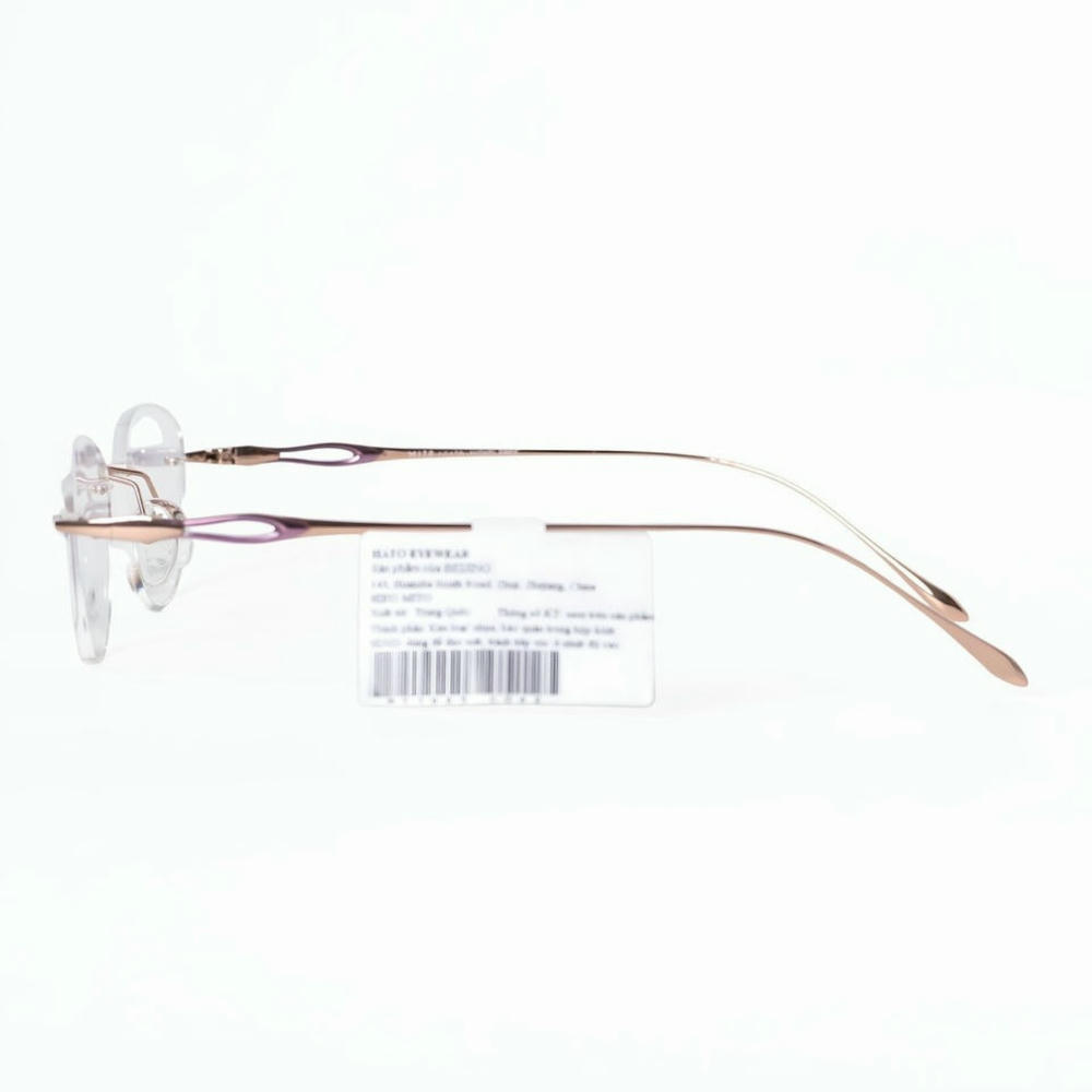 Mito MT1885 Kính Không Gọng Mắt Mèo Titanium – Tem Chính Hãng 101